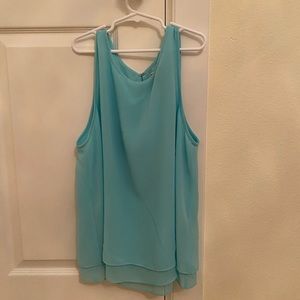 Nordstrom’s Chelsea28 light blue tank top blouse